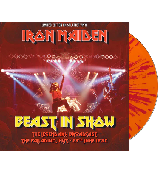 Iron Maiden Beast In Show: Palladium N.Y.C. 1982 (Red/Orange Splatter Vinyl) [Import]