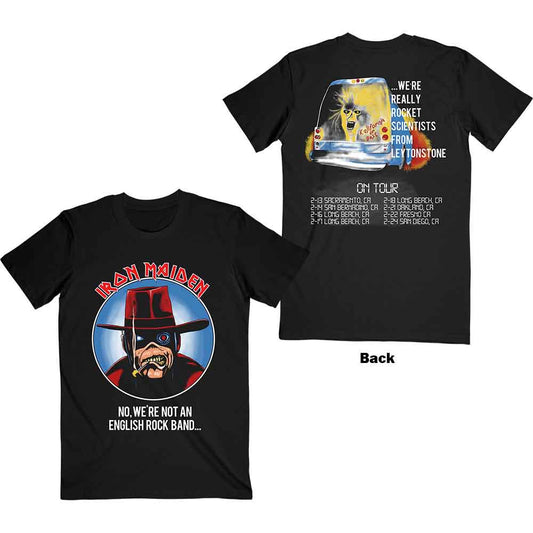 Iron Maiden Not An English Rock Band Black