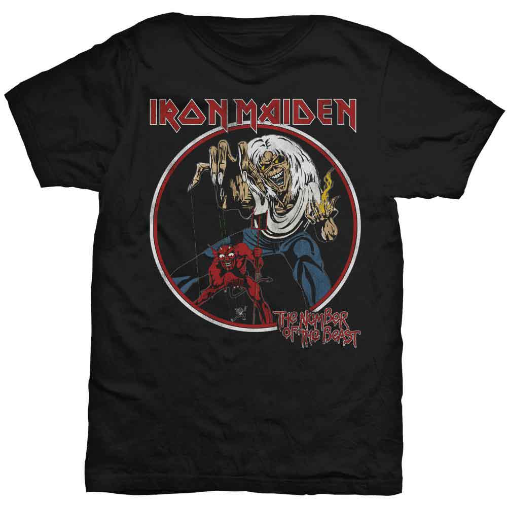 Iron Maiden Number Of The Beast Black
