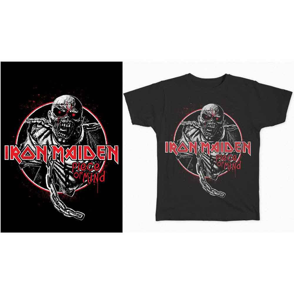 Iron Maiden Piece of Mind Circle Black