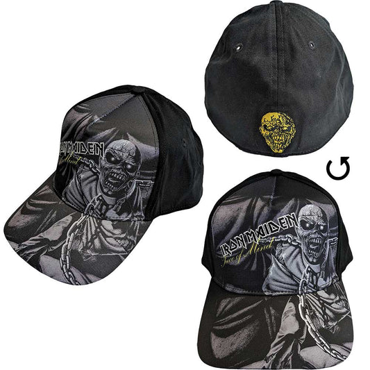 Iron Maiden Piece Of Mind Greyscale Black