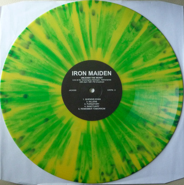 Iron Maiden Unleash The Beast: Live At De Vereeniging Nijmegen, Netherlands 1981 (Limited Edition, Green & Yellow Splatter Colored Vinyl) [Import]