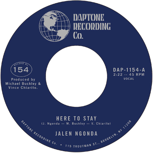 Jalen Ngonda Here to Stay b/w If You Don't Want My Love