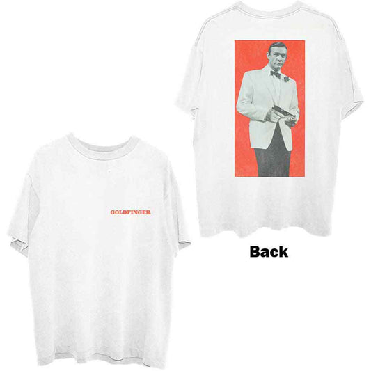 James Bond 007 Goldfinger Profile White