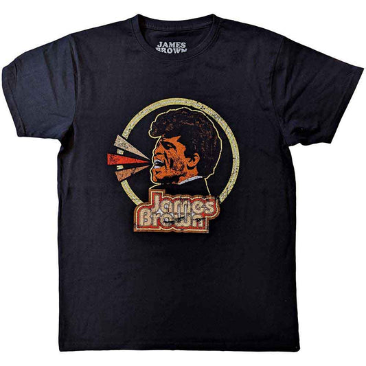 James Brown Circle & Logo Black