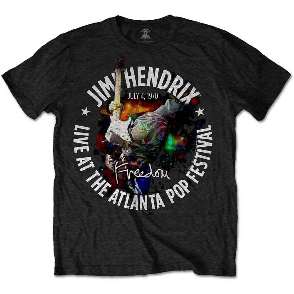 Jimi Hendrix Atlanta Pop Festival 1970 Black