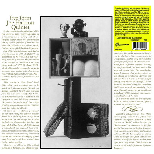 JOE HARRIOTT QUINTET Free Form