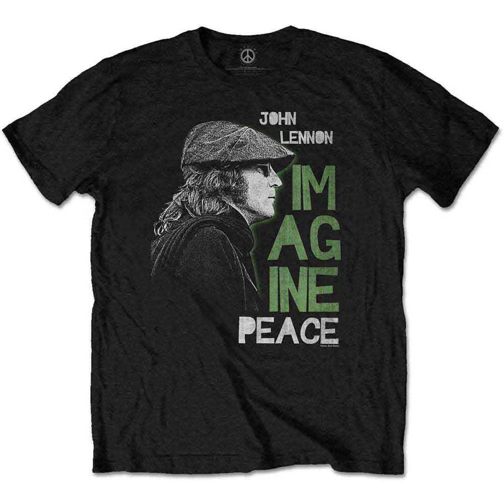 John Lennon Imagine Peace Black