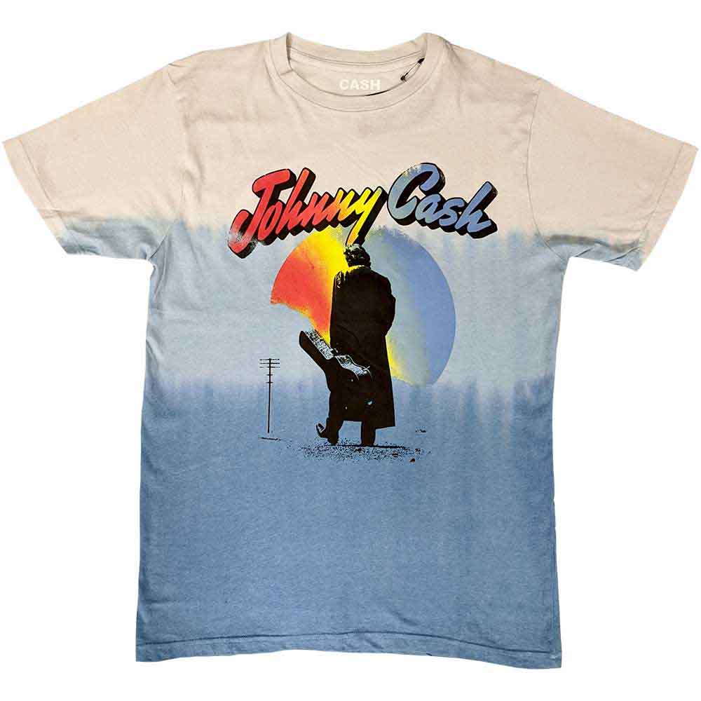 Johnny Cash Walking Guitar Blue