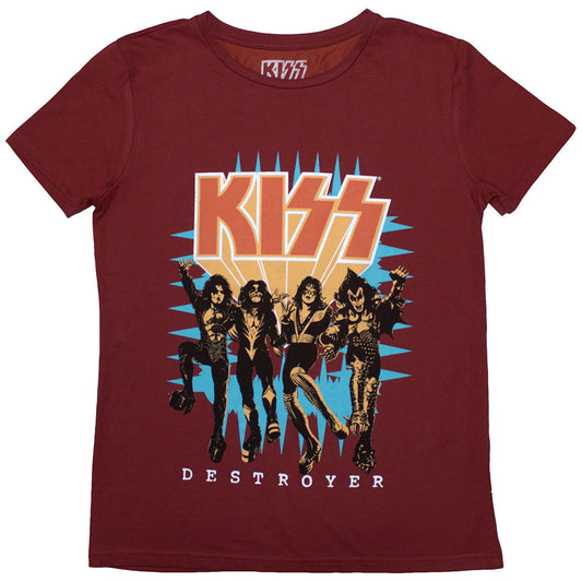 Kiss Destroyer 3D Logo Red