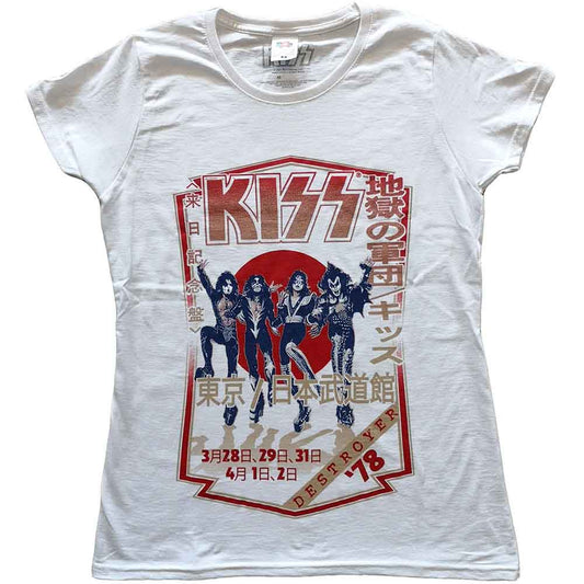 Kiss Destroyer Tour '78 White