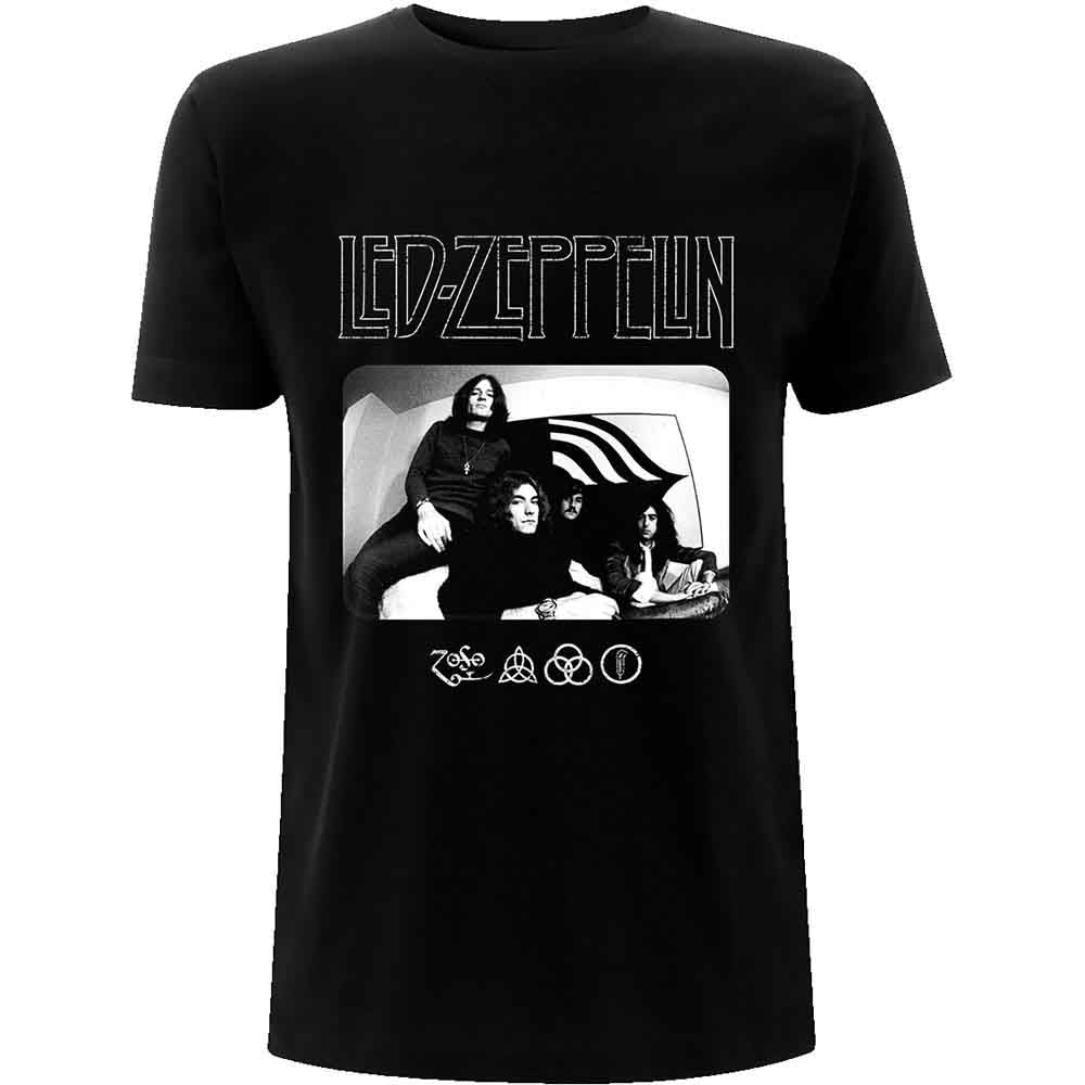 Led Zeppelin Icon Logo Photo Black
