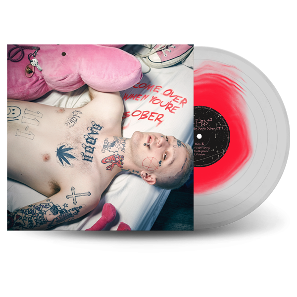 Lil Peep Come Over When You're Sober, Pt.1 (Clear & Pink Colored Vinyl)