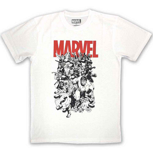 Marvel Comics Black & White Characters White