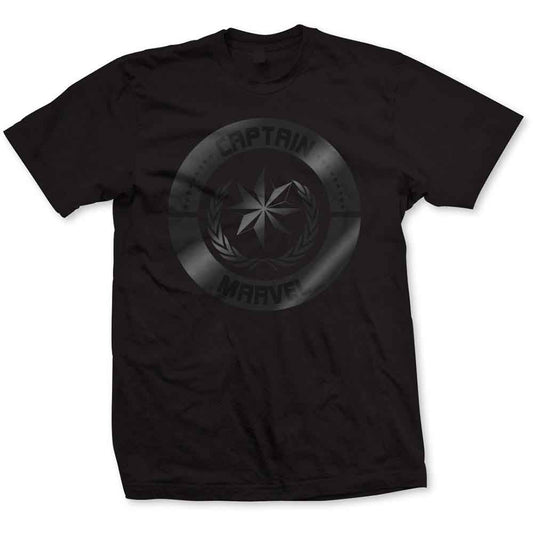 Marvel Comics Captain Marvel Silver Circle Black