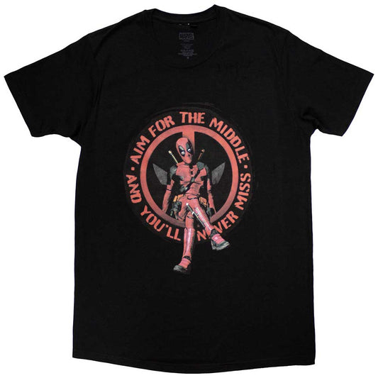Marvel Comics Deadpool Aim Middle Black