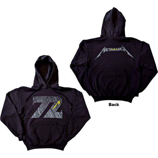 Metallica 72 Seasons Charred Logo Black