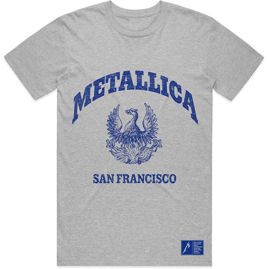 Metallica College Crest Grey