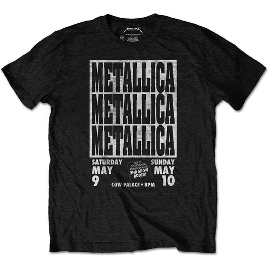 Metallica Cow Palace Black