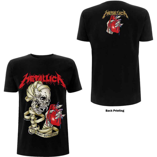 Metallica Heart Explosive Black