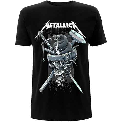 Metallica History White Logo Black