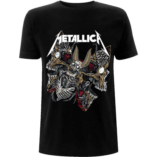 Metallica Skull Moth Black