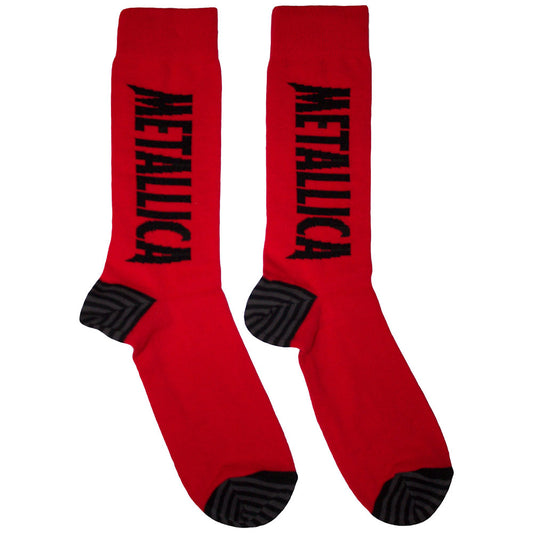 Metallica Stressed Logo Red