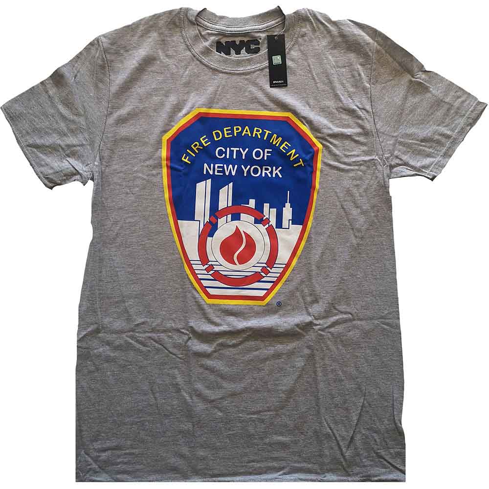 New York City Fire Dept. Badge Grey