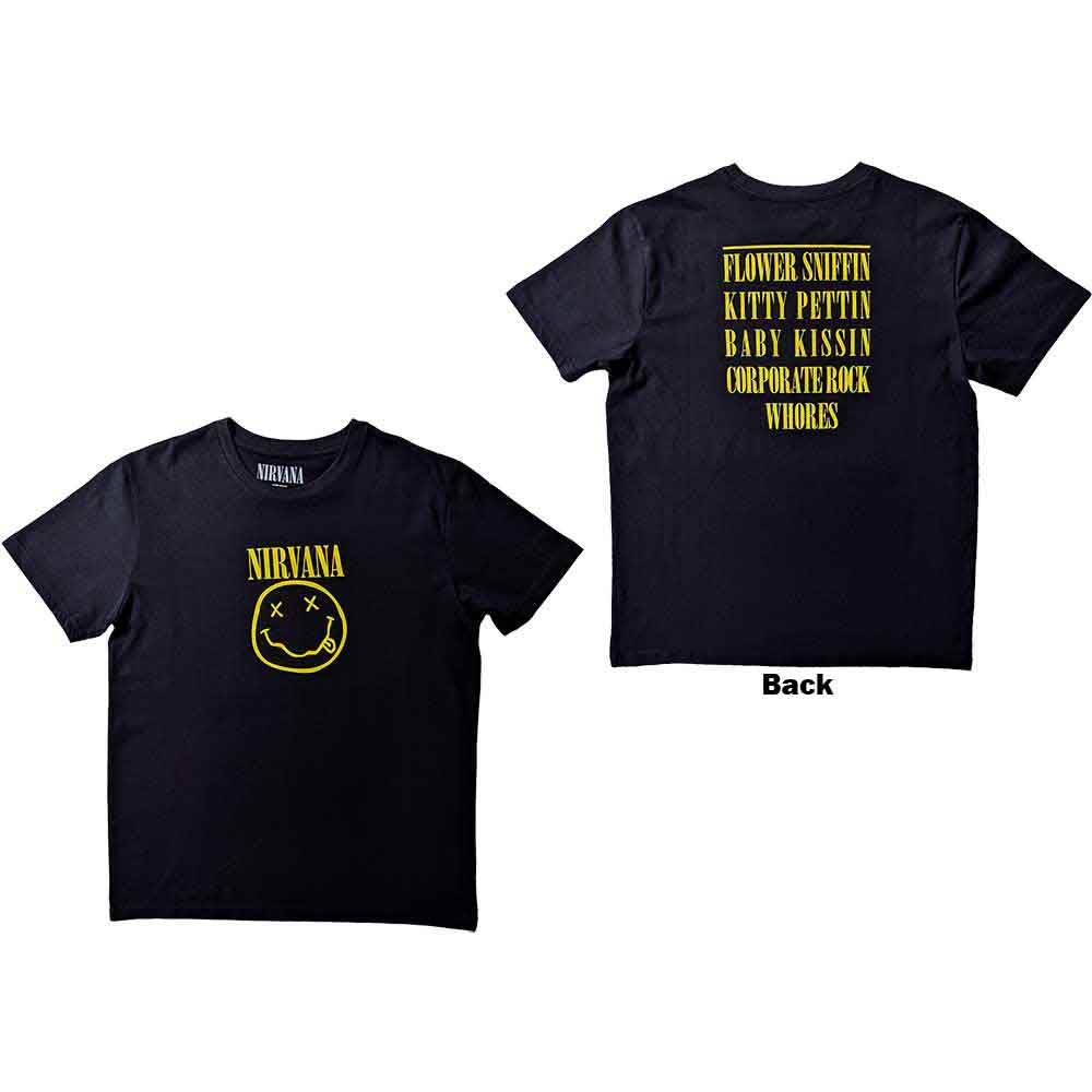 Nirvana Flower Sniffin Black