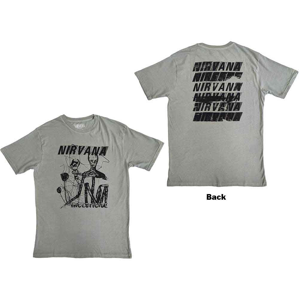 Nirvana Incesticide Stacked Logo Green
