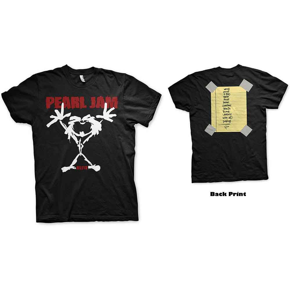 Pearl Jam Stickman Black