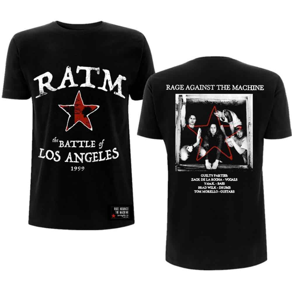 Rage Against The Machine Battle Star Black