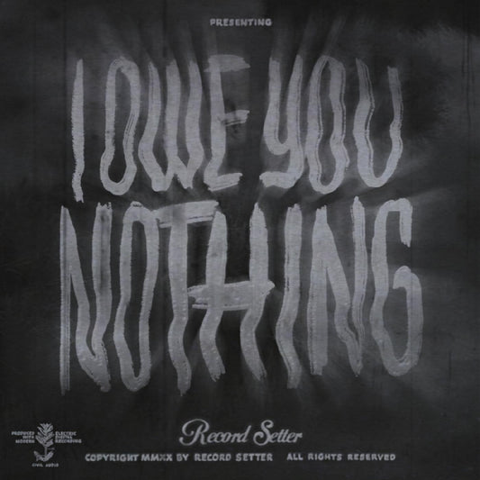 Record Setter I Owe You Nothing ("BUTTERFLY" VINYL)