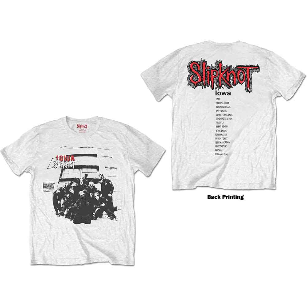 Slipknot Iowa Track List White