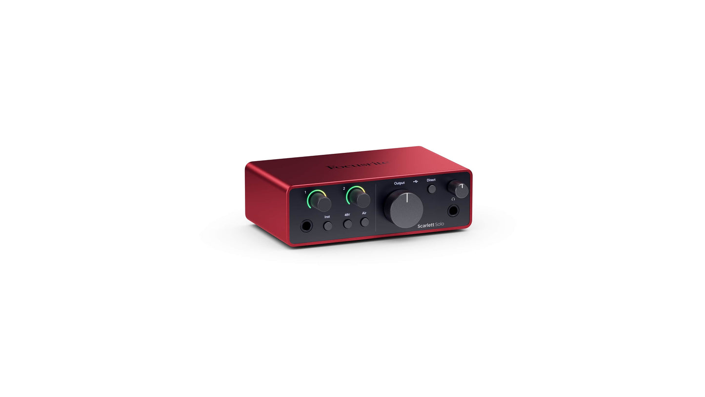 Focusrite Scarlett Solo 4th Generation Audio Interface