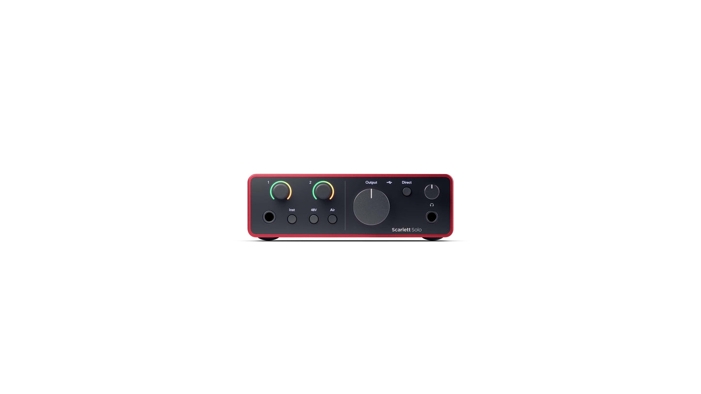 Focusrite Scarlett Solo 4th Generation Audio Interface