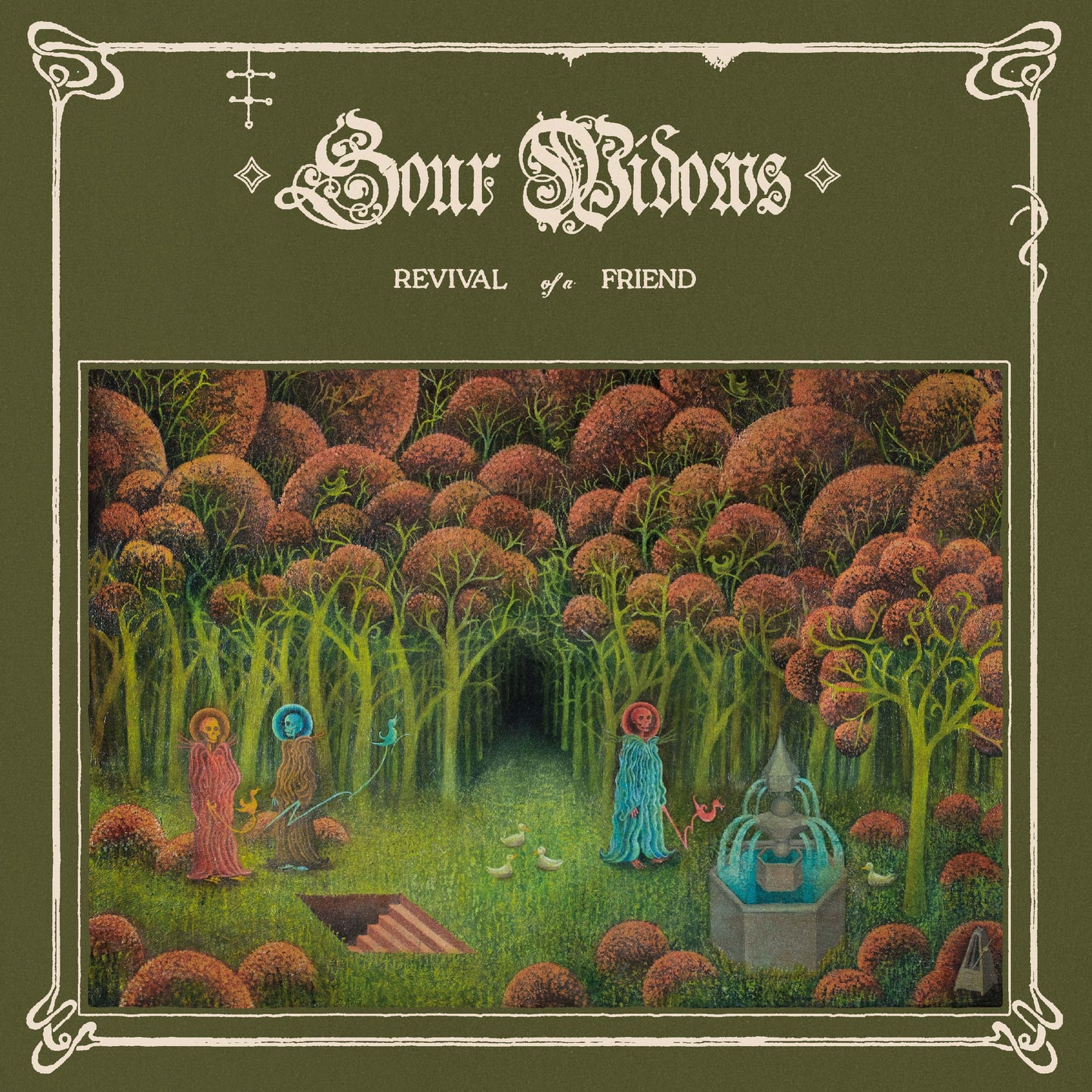 Sour Widows Revival Of A Friend ("Insomnia"(Red Base, Black Marble, Purple Splatter) Vinyl)