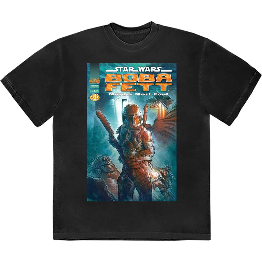Star Wars Boba Fett Comic Cover Black