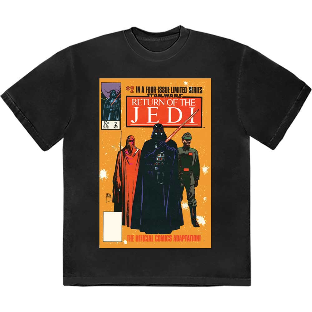Star Wars Return Of The Jedi Comic Cover Black