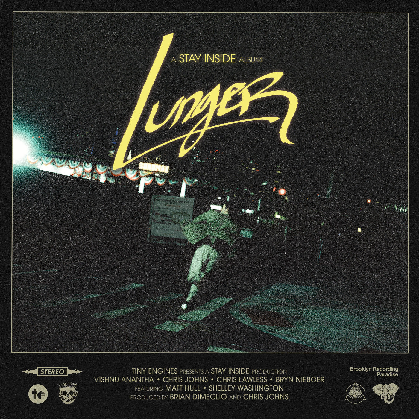 Stay Inside Lunger (Yellow + Glitter Vinyl)