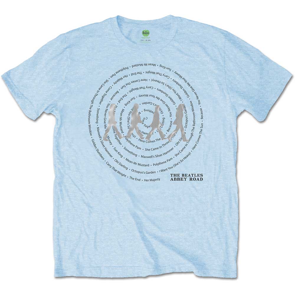 The Beatles Abbey Road Songs Swirl Blue