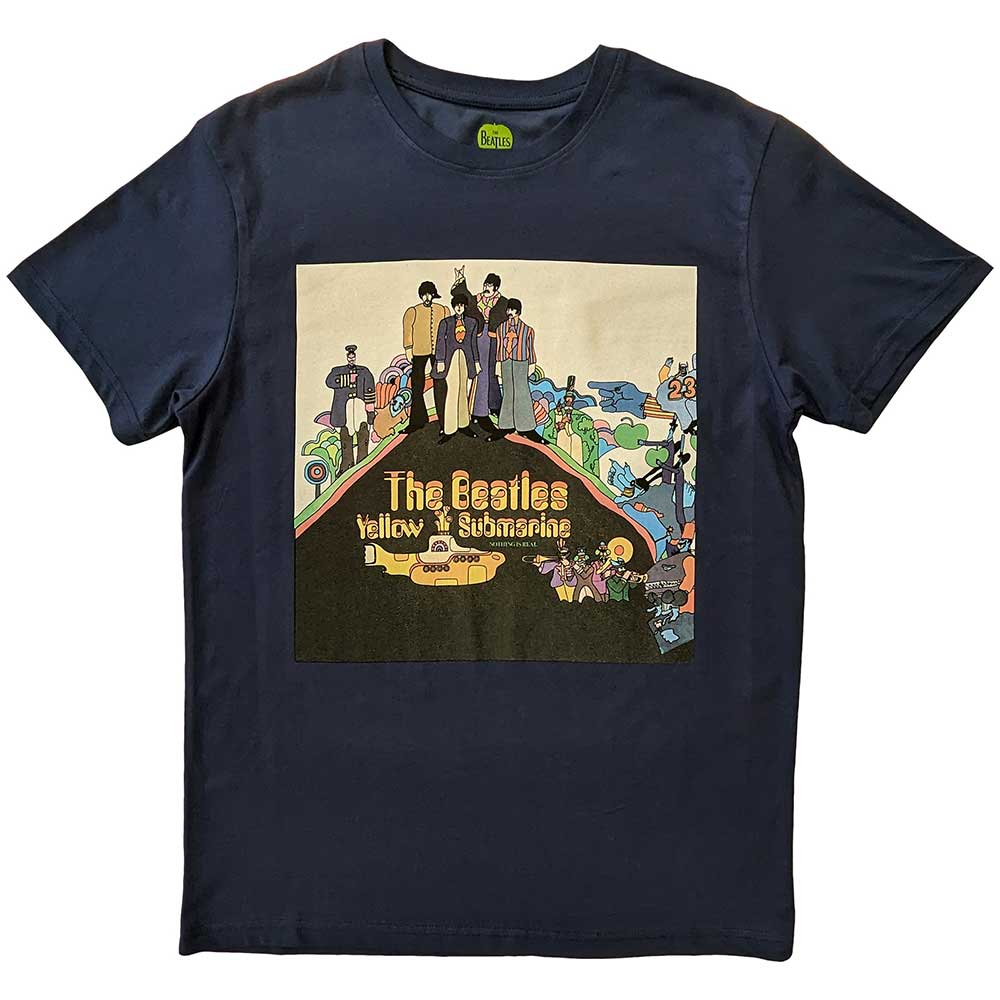 The Beatles Yellow Submarine Album Cover Blue