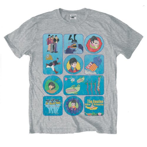 The Beatles Yellow Submarine Montage Grey