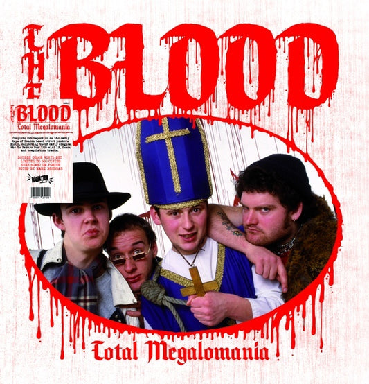 THE BLOOD Total Megalomania (Blue/White Vinyl)