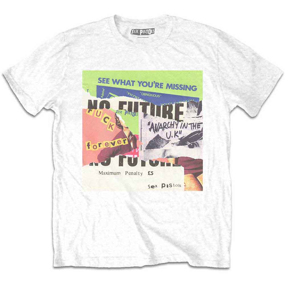 The Sex Pistols Collage White
