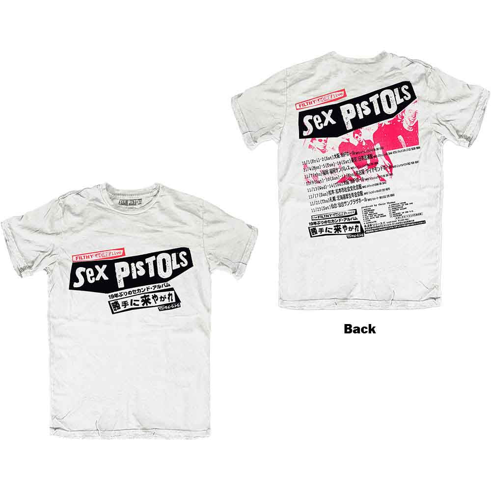 The Sex Pistols Filthy Lucre Japan White