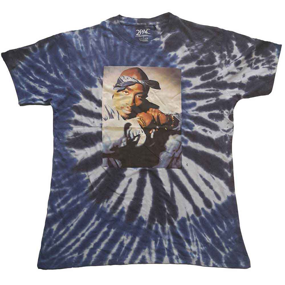 Tupac Photo Swirl Blue