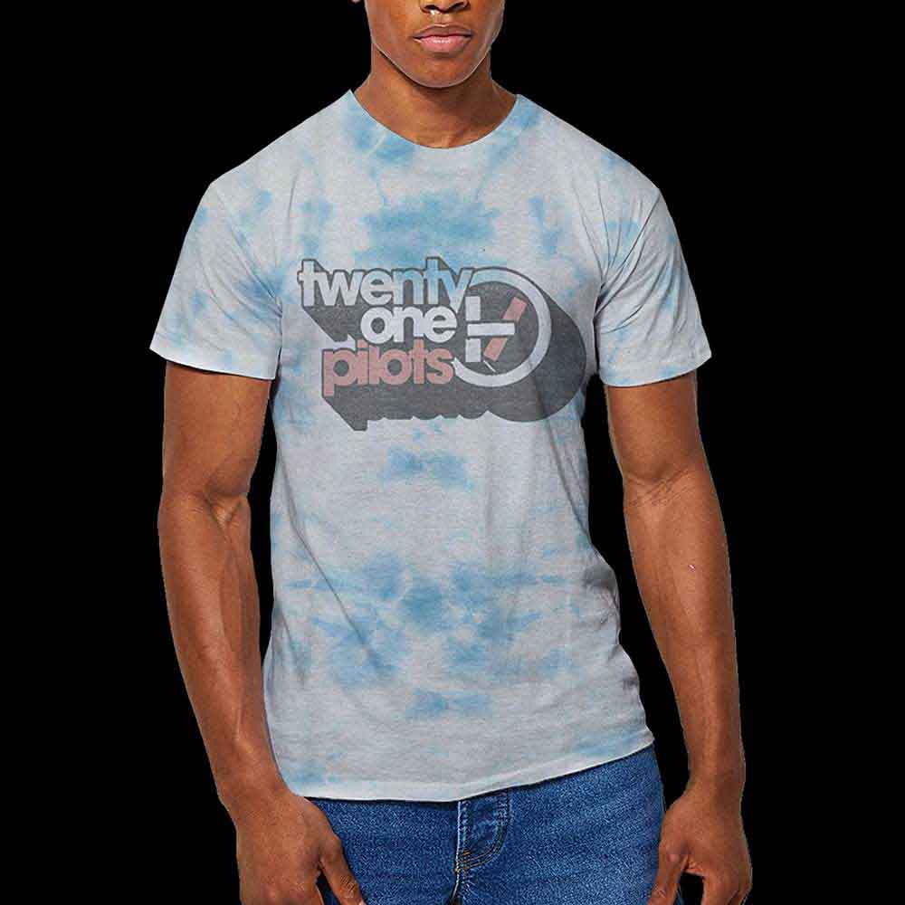 Twenty One Pilots Vintage Block Holiday Blue, White