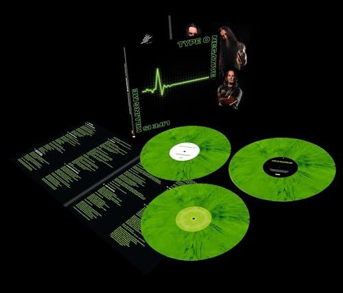 Type O Negative Life Is Killing Me: 20th Anniversary Edition (Limited Edition, Green & Black Mixed Vinyl) (3 Lp's)