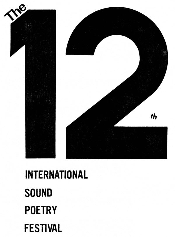 Various Atrists The 12Th Annual International Sound Poetry Festival